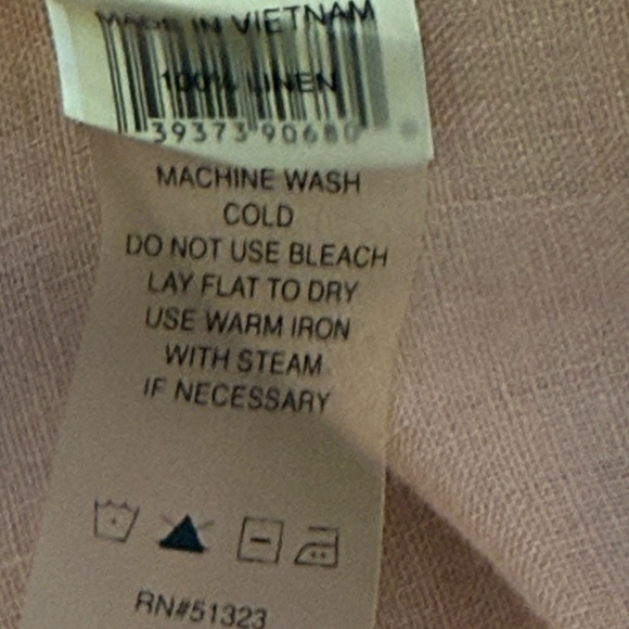 TWO By Vince Camuto Blush Button-Down Shirt Women’s Size LARGE - Picture 10 of 11